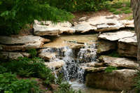 stream and waterfall